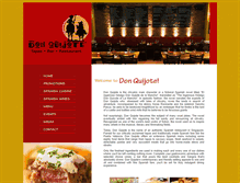 Tablet Screenshot of don-quijote-restaurants.com